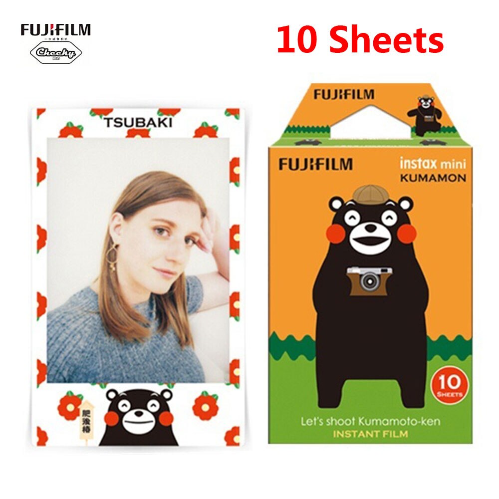 10-100 feuilles papier Photo Fujifilm Instax Mini 9 Mini 8 instantané Mini 70 90 Film caméra Instax Mini Film cadre Photo en option