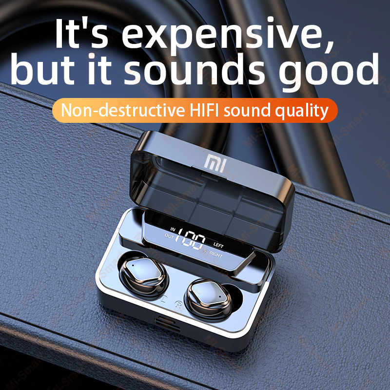 Xiaomi S30 Draadloze Bluetooth-hoofdtelefoon HiFI Stereo Gaming Waterdichte stofdichte hoofdtelefoon Sportoordopjes LED-displayhoofdtelefoon