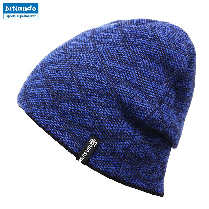 Vinter ski luer regnbue stripet ski lue unisex varm strikket menn snowboard lue beanies hofte hopp skullies til menn kvinner