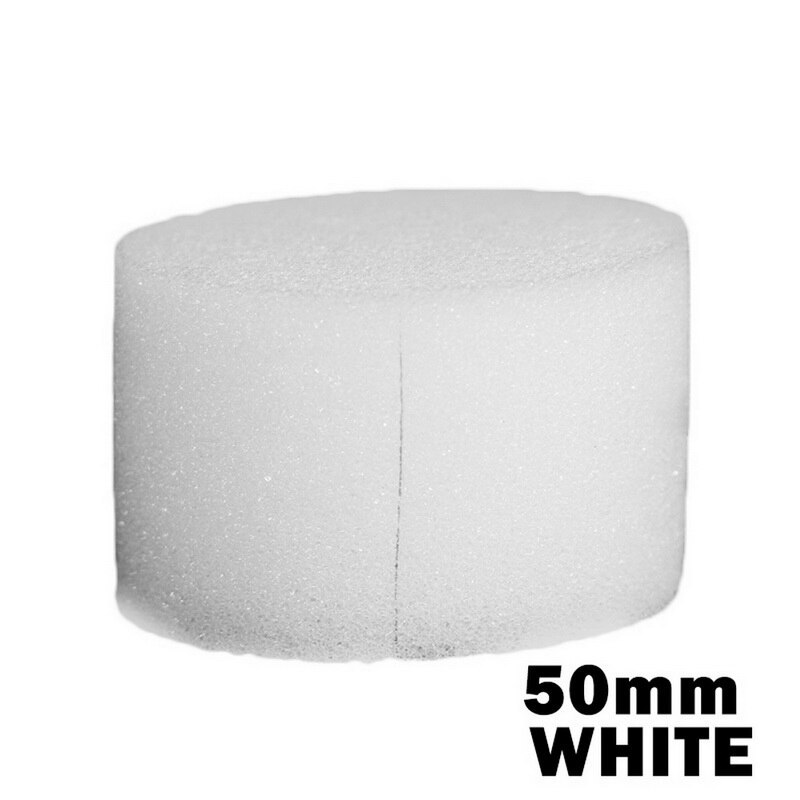 50pcs / set Nursery Seed Sponge Plants Germination Sponges Soilless Cultivation Tools Soilless Hydroponic Gardening Tools: 50mm-white