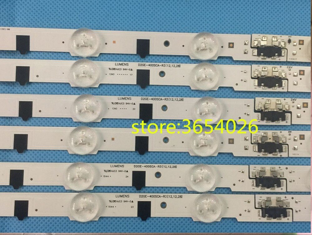 2PCS LED Backlight Lamp strip 13leds For SamSung 40" D2GE-400SCA-R3 TV UA40F5500 2013SVS40F UE40F6400 D2GE-400SCB-R3 LCD