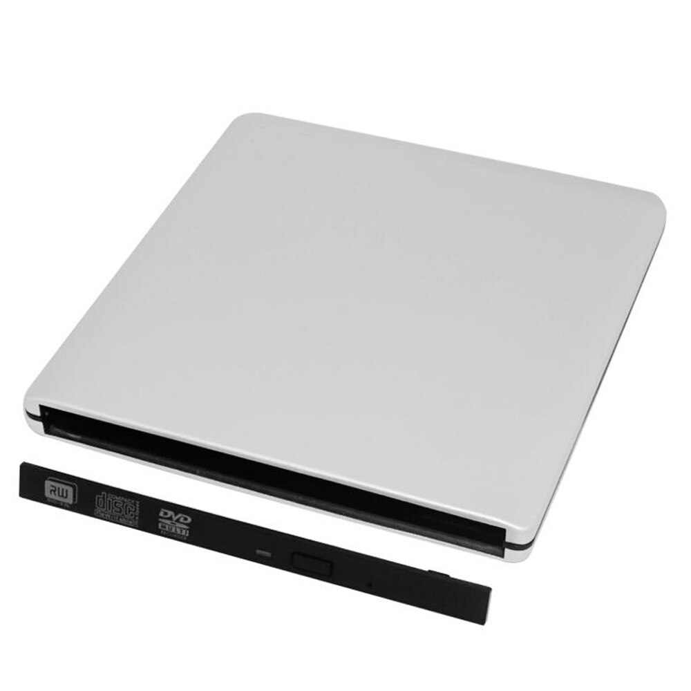 Slim Hard Plastic USB 3.0 SATA 9.5mm External DVD Enclosure CD-ROM Case For Laptop CD/DVD Optical Drive
