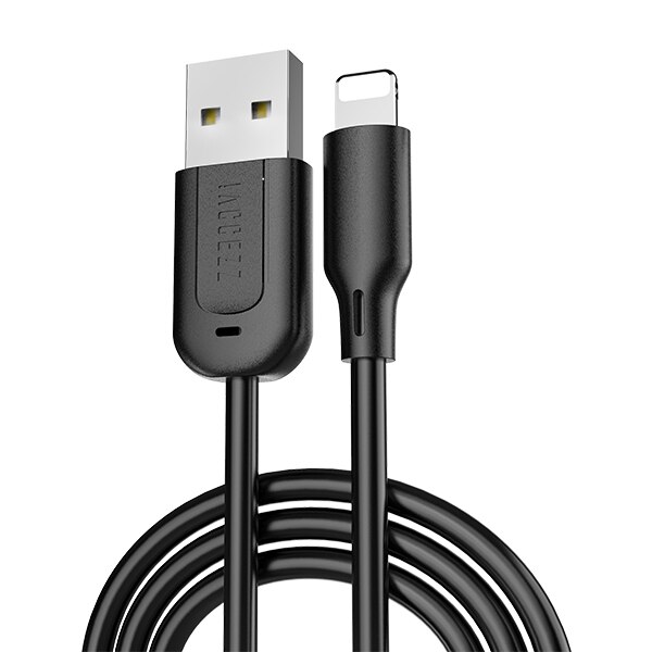 ! TPE Cabo USB Para o iphone X XS MAX XR ACCEZZ 8 7 6 6S 5 5S Além de Iluminação de Carregamento cabo de dados Para Apple ipad Mini Cabo de Carga 3M: Black / 3 m