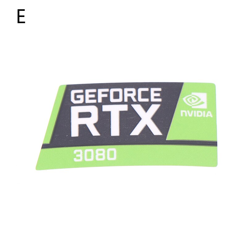 RTX 3090TI 3080TI 3070 3060 desktop sticker laptop graphics card label Laptop Desktop Label: E