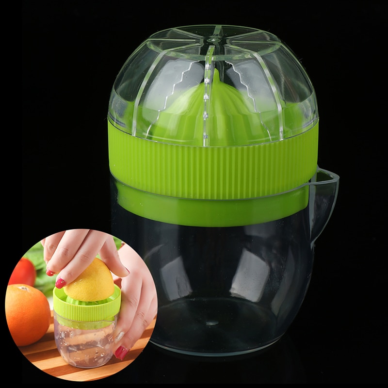 Mini Draagbare Juicer Voor Citroen 100% Vruchtensap Geel Houvast Citrus Druk Plastic Squeezer Gezond Leven Keuken Tool