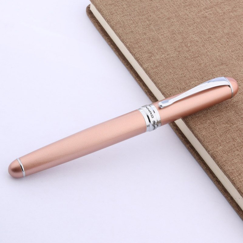 JINHAO 750 zilveren klassieke kantoor METALEN ROSE gouden vulpen