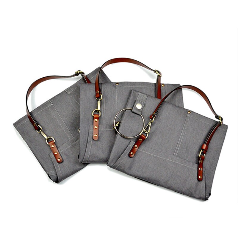 Senyue szef kuchni kelner piekarnia kawiarnia fryzjer fartuch grillowy robić ogólnych kombinezonów męskich i damskich