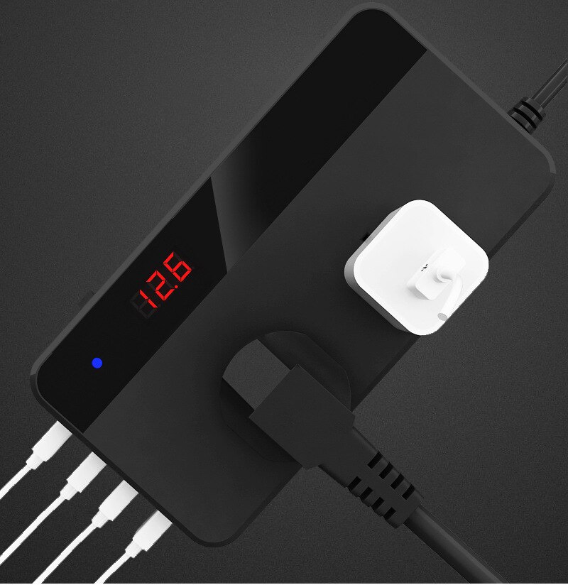 200W Car Inverter 12V/24V to 220V Household Power Converter Multi-Function Auto Socket Charger