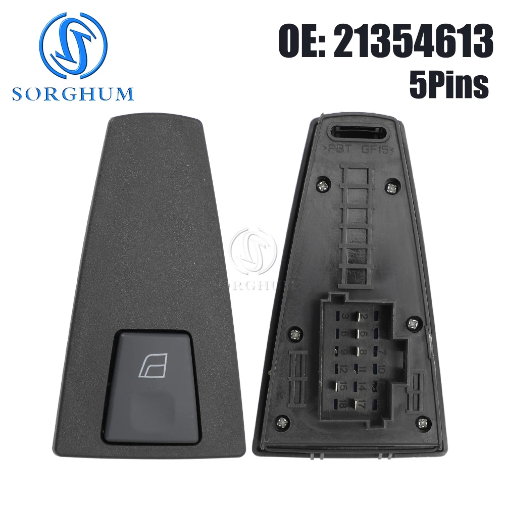 Elevador de Control de interruptor de ventana principal de cirzo para camión Volvo FH12 FH16 FM9 FM12 NH12 VNL OEM 20752914 21354613 21354398: Rojo