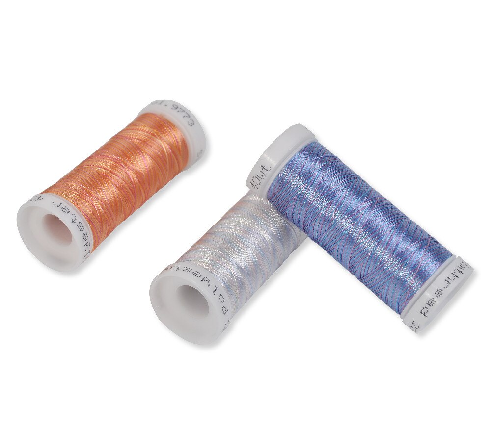 Simthread linha de bordar multi-colorida, 300m/bobina, 6 peças/kit-para brother, babylock, janome, outras máquinas