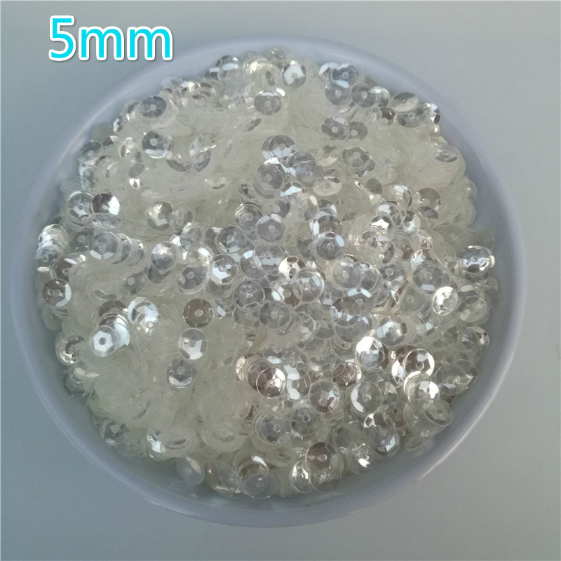 30g 3mm 4mm 5mm 6mm 8mm Ronde Beker Kristal Transparante Losse Pailletten Naaien Bruiloft craft Vrouwen Kids DIY Garment Nail Accessoires