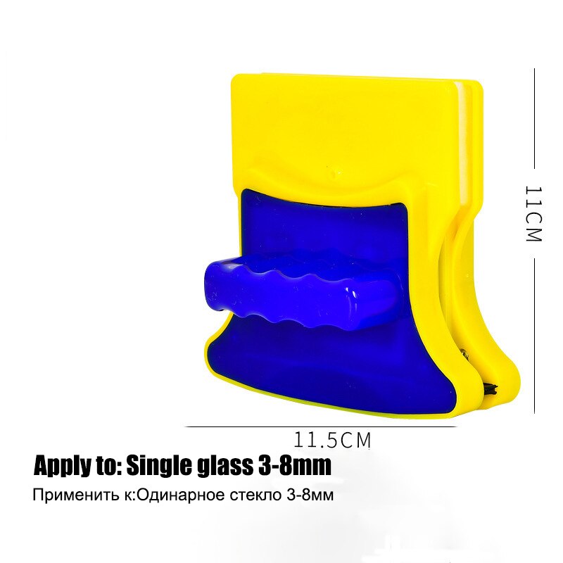 Magnetic Glass Wiper Wash Window Brush Magnets Double Side Cleaning Magnetic Brush For Washing Windows Home Cleaning Tool Wiper: 3-8MM