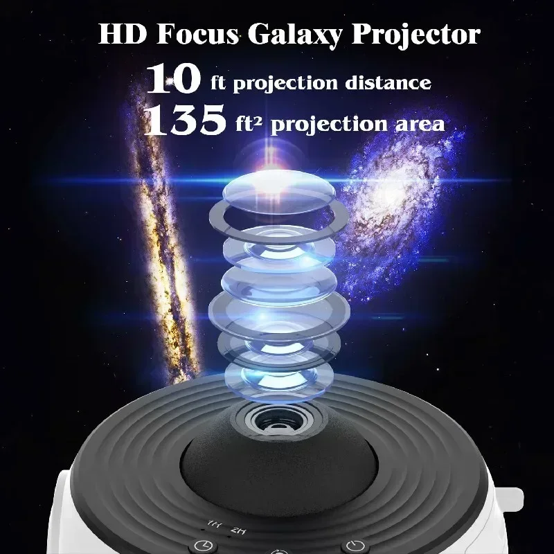 New Star Projector Galaxy Light 13 in 1 Planetarium 360 ° rotante Aurora Night Light Lamp per camera da letto cielo stellato bambini regalo per adulti