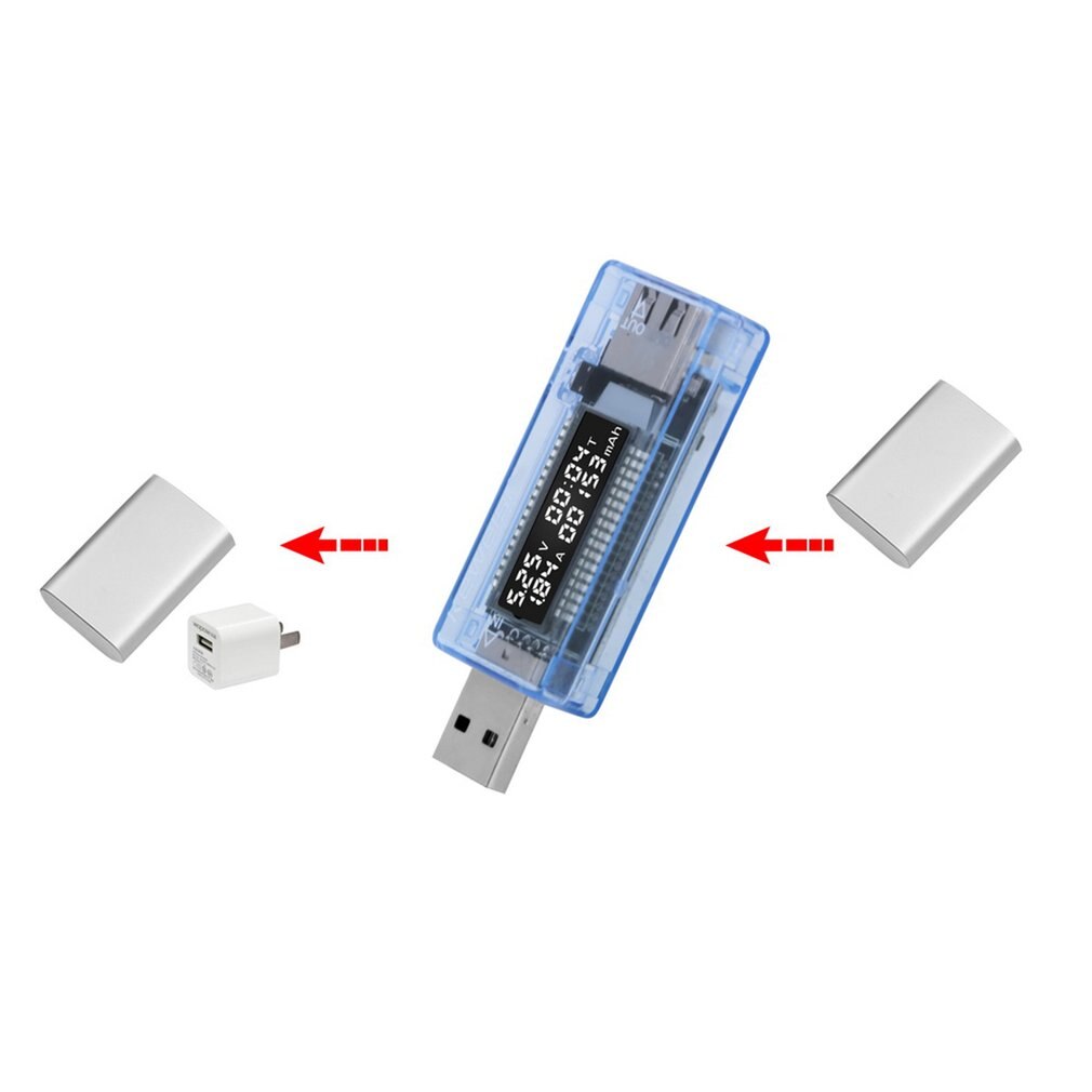 Neue USB Strom Spannung Kapazität Tester Meter Mobile Power Batterie Ladegerät Kapazität Tester Volt Strom Spannung Detektor