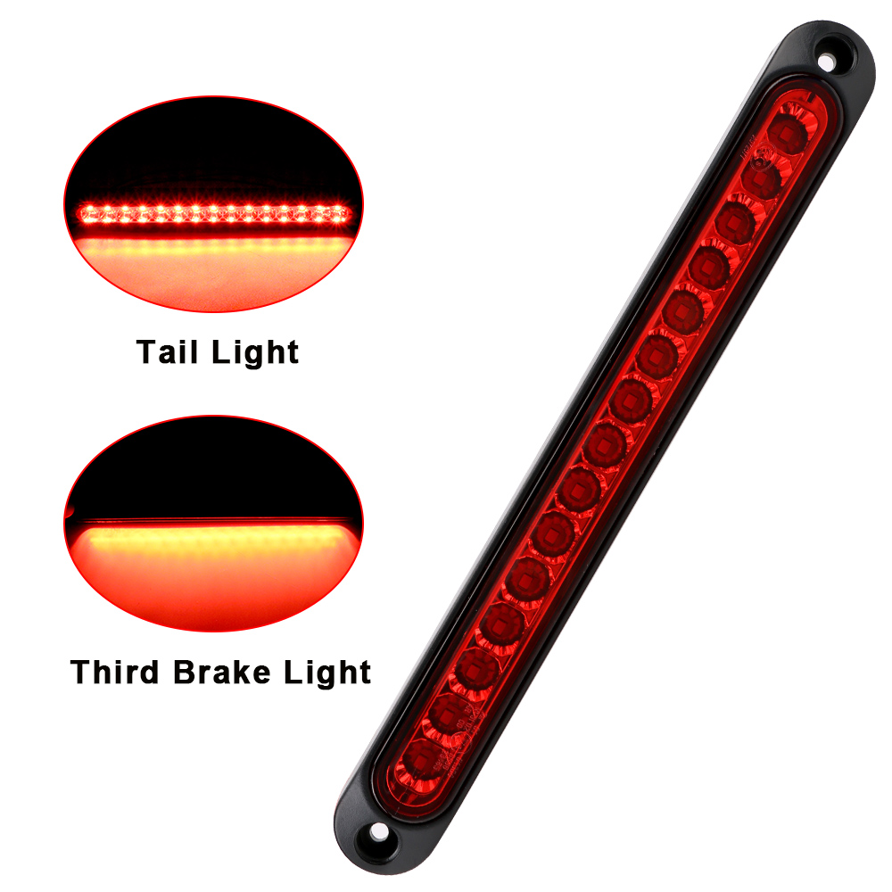 Blinker Bremslicht Heck bremsleuchte für LKW-Anhänger LKW Bus Auto Lichter 15led Licht leiste Warn rücklicht