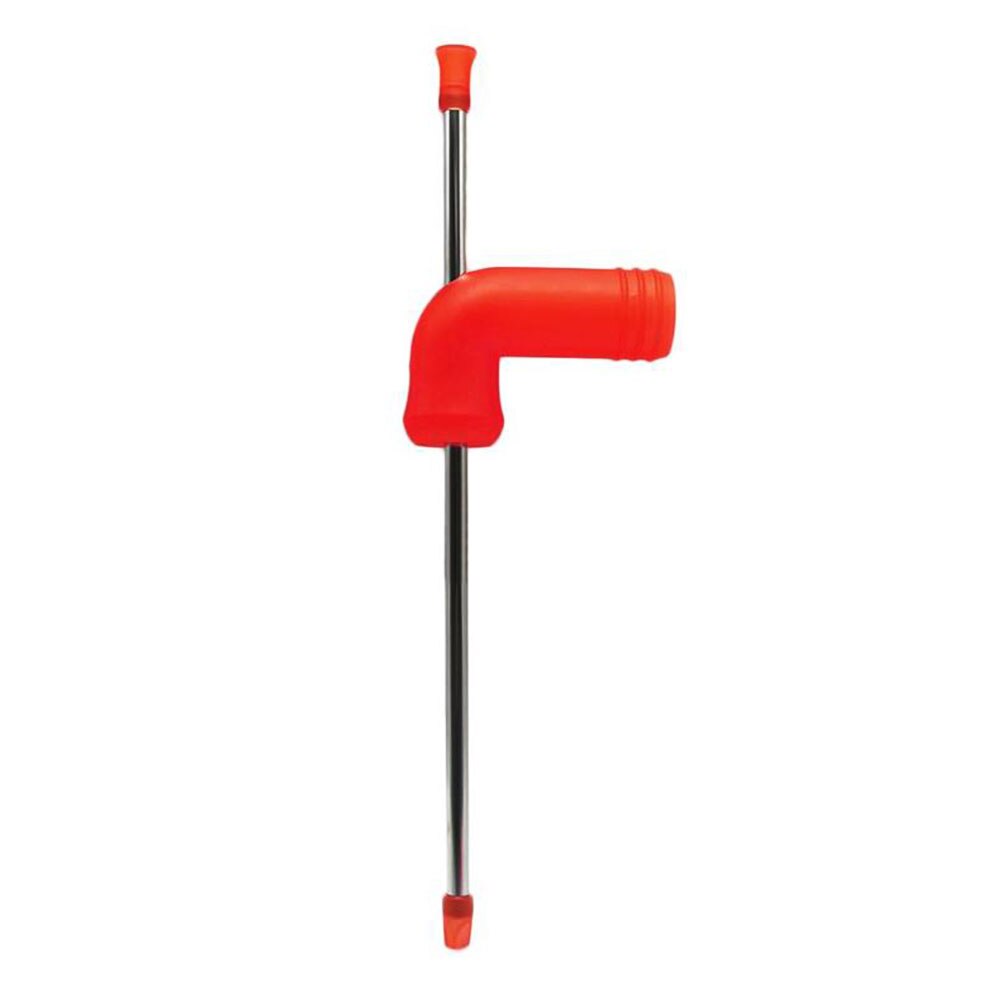Bier Snorkel Stro Bier Bong Trechter Slammer Dubbele Snorkel Drinken Bier Bar Gereedschap Festivals Party Dispenser Beers Bottle: Red-1