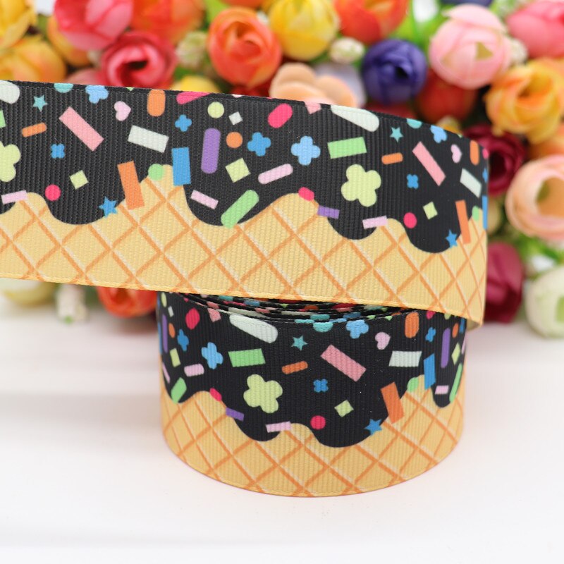 5 Yards 1.5 "38Mm Grosgrain Lint Cake Gedrukt Lint Voor Haarelastiekjes Diy Ambachten Handgemaakte Accessoires M20021204: 4