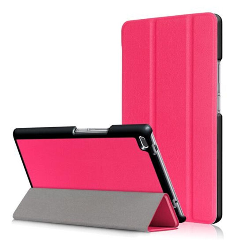 Voor Samsung Galaxy Tab Een 10.1 T510 T515 SM-T510 SM-T515 Tablet Case Custer Fold Stand Beugel Flip Leather Cover: KST Rose