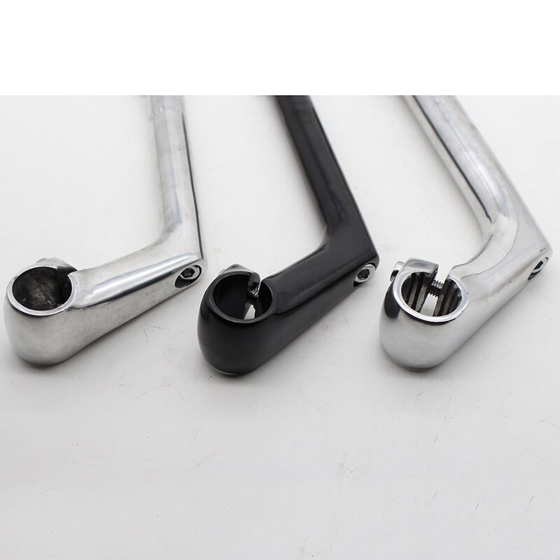 Tige de vélo électrique à col de cygne en aluminium, 80x25.4x22.2/25.4x180l, accessoires de bicyclette rétro