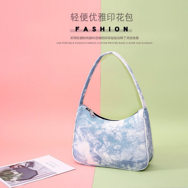 Canvas Tote Portemonnees En Handtassen Voor Vrouwen Tas Meisjes Vrouwelijke Shoppers Casual Chinese Stijl Inkt Rendering Portefeuilles