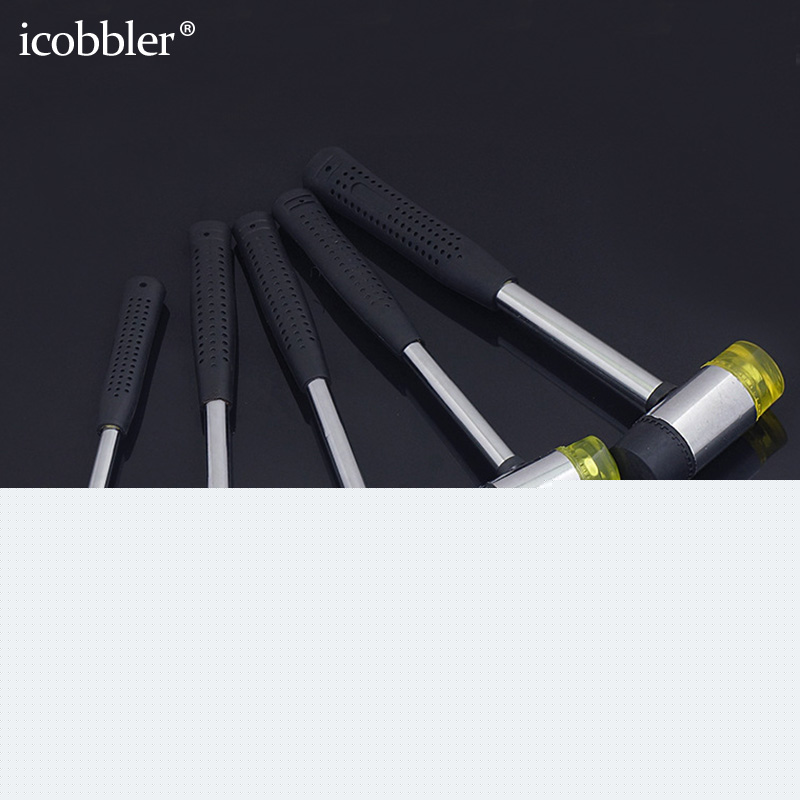 Morbido Leggero maglio con Doppia Faccia di Gomma e Plastica Dura e non scontrino presa Perfetto per Gunsmithing Strumenti di Artigianato in Pelle