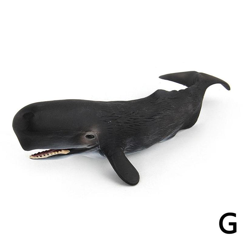 Simulation solide harz Wal modell ozean sealife tiere Modell bule Wal Hai spermien Wal schildkröte Einhorn Wal spielzeug für freundlicher: G