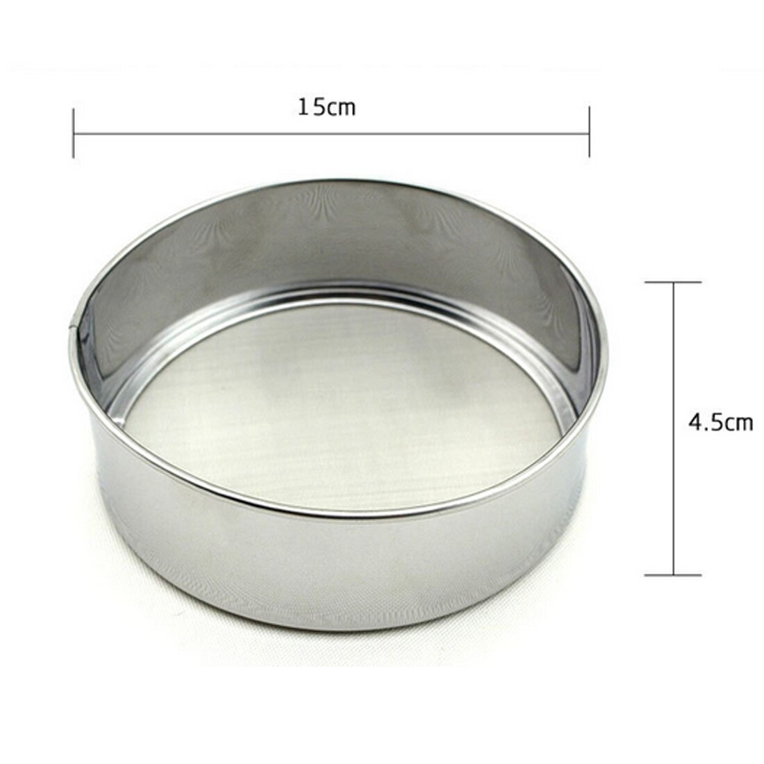 Griglia di raffreddamento per torte in metallo antiaderente in acciaio inossidabile biscotti a rete biscotti supporto per asciugatura del Pannello strumenti per teglia da cucina: Flour sieve