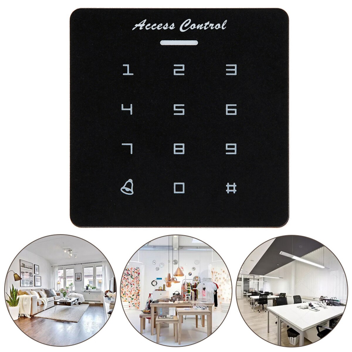 Password RFID Card Reader Door Access Control Contactless Controller Keypad System With ID Card​​ Door Access Controls