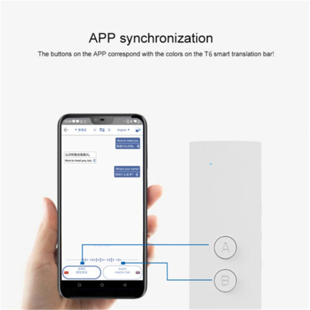 T6 fácil trans inteligente tradutor de linguagem discurso de voz instantânea por 28 idiomas app portátil sem fio 2-way voz instantânea em tempo real