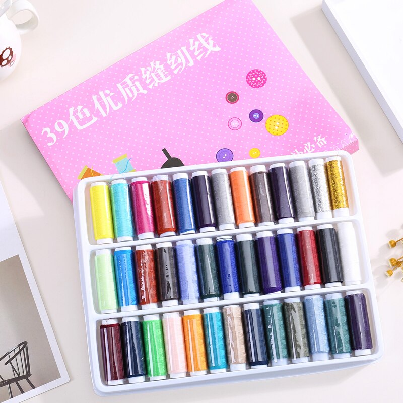 39 color household large sewing box set sewing and mending sewing bag set sewing thread set