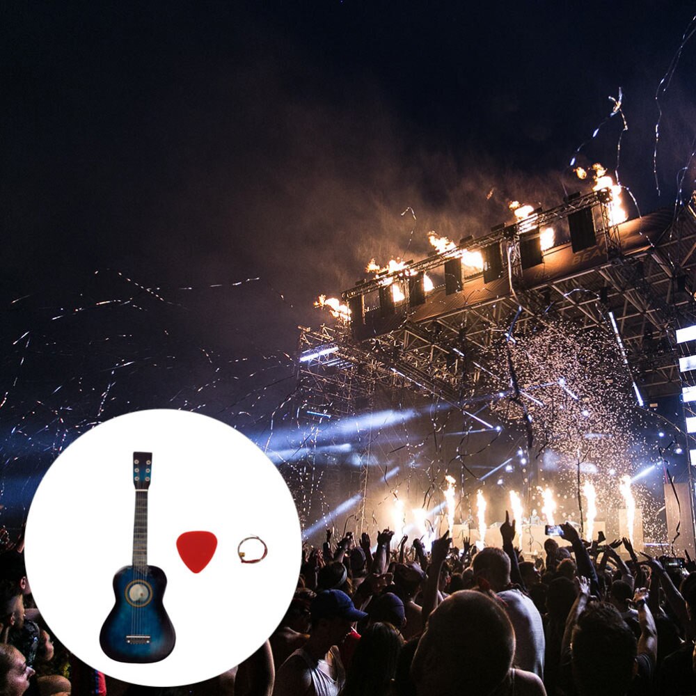 1pc Useful Pretty Chic 25 Inch Guitar Simple Guitar for Students: Blue