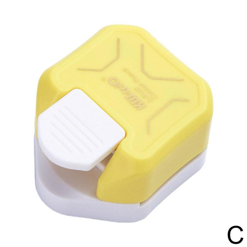3in1 Corner Cutter Durable Corner Rounder Punch Curved Photo Angle Cutter Paper Craft Laminate DIY Rounder: C