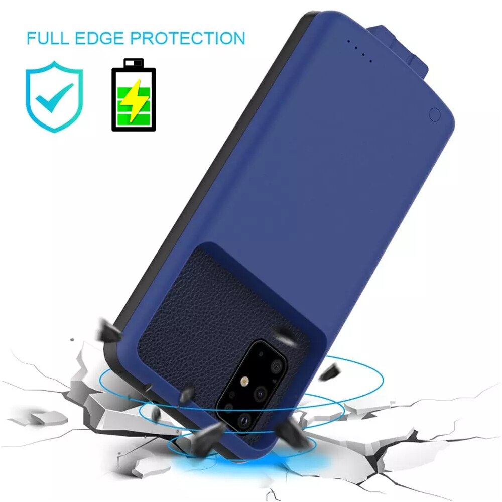 Fundas para cargador de batería de 5000mAh para Samsung Galaxy A71 5G, funda para cargador de batería a prueba de golpes para Samsung A71 5G