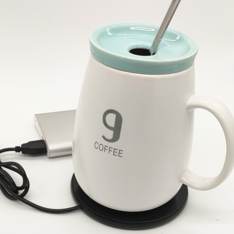 Usb Elektrische Aangedreven Cup Warmer Heater Pad Hete Plaat Koffie Thee Melk Mok Plug Wit Huishouden Kantoor Desktop Levert