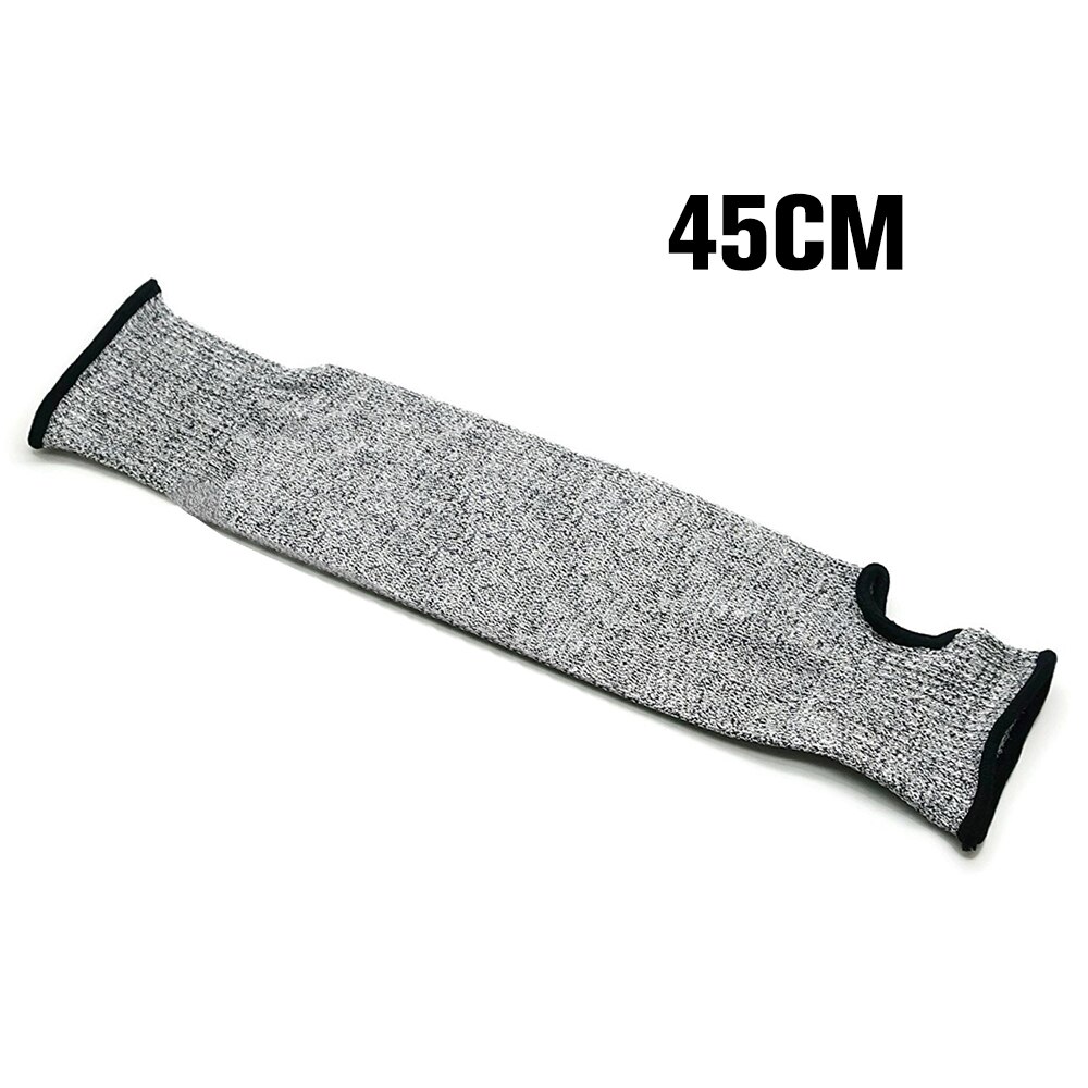 Level 5 Safety Sleeves Anti Cut Arm Puncture Gloves Cutting Resistant Bracers Protector Household Breathable Arm Guard Gloves: 1PC 45cm