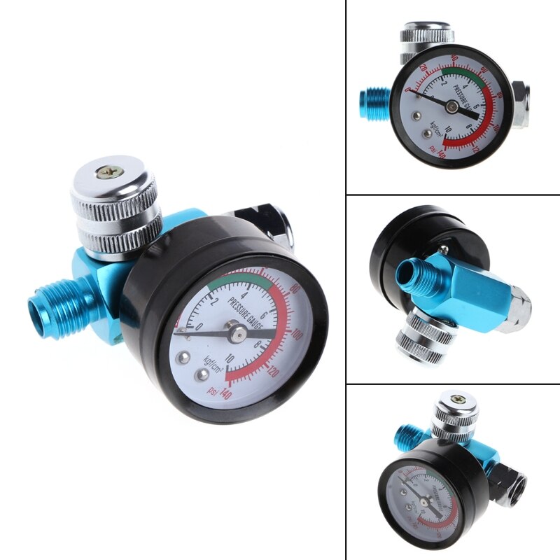 Luftdruckregler 1/4 Zoll Für Sprühpistole – Manometer 0–150 PSI, G1/4, Kompaktes Design