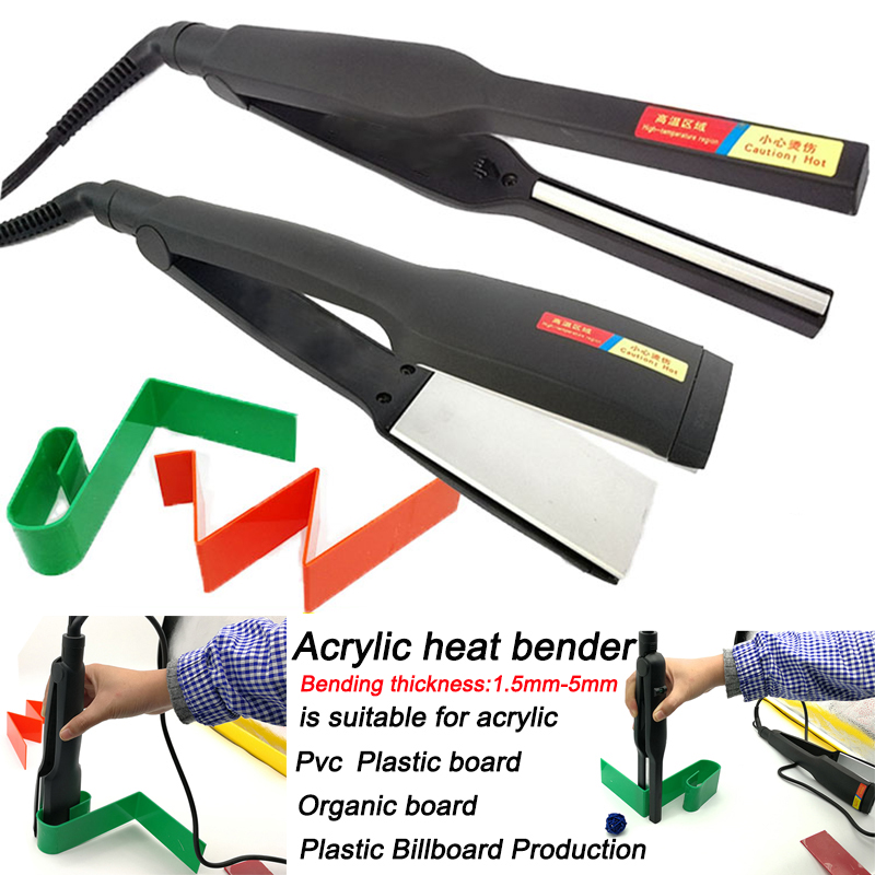 Akryl bendervarmer vinkel pvc plastpladebøjemaskine 3d lysende skiltbue/vinkelform bøjemaskine