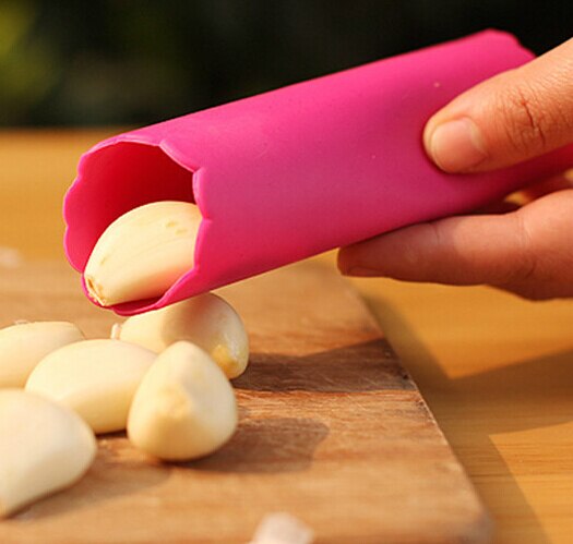 Verkoop Magic Silicone Garlic Peeler Peel Keuken Tool Kleur Willekeurige BS062-1