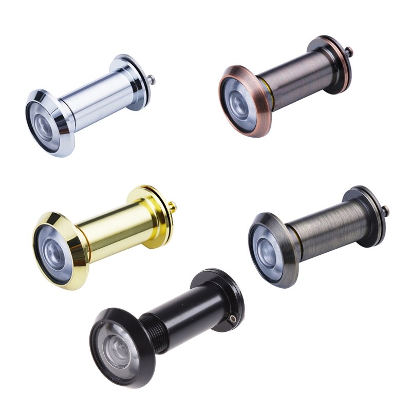Hidden Security Door Viewer Peephole for front Door with Privacy Cover Optical Glass Lens with Unobstructed View N1HF