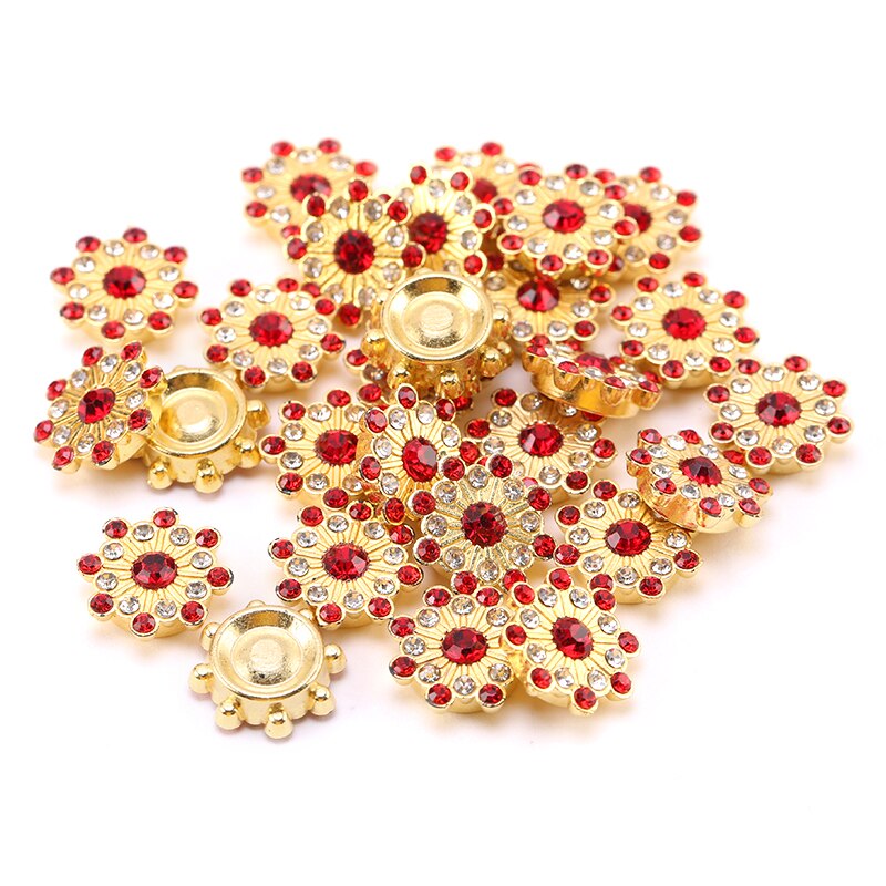 Perles pour vêtements, chaussures, boutons, accessoires de peinture artisanale, Clips pour cheveux, robes, chapeaux et sacs pour enfants,: 100ps / siam -bag