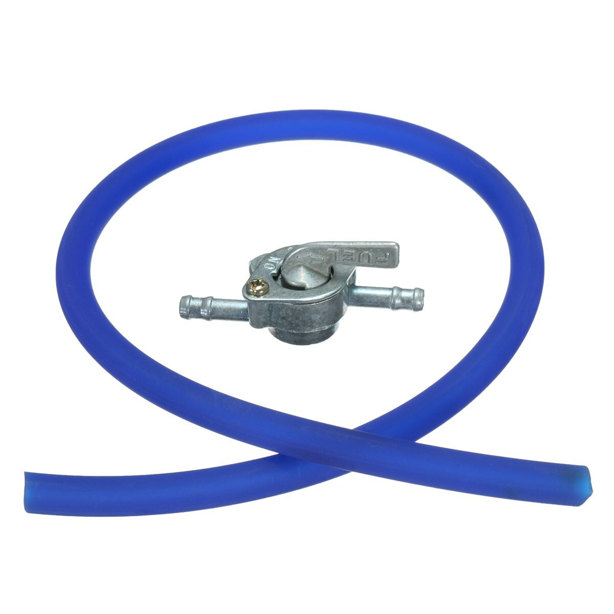 Benzineslangset, 2 meter brandstofleiding 5 mm met 2