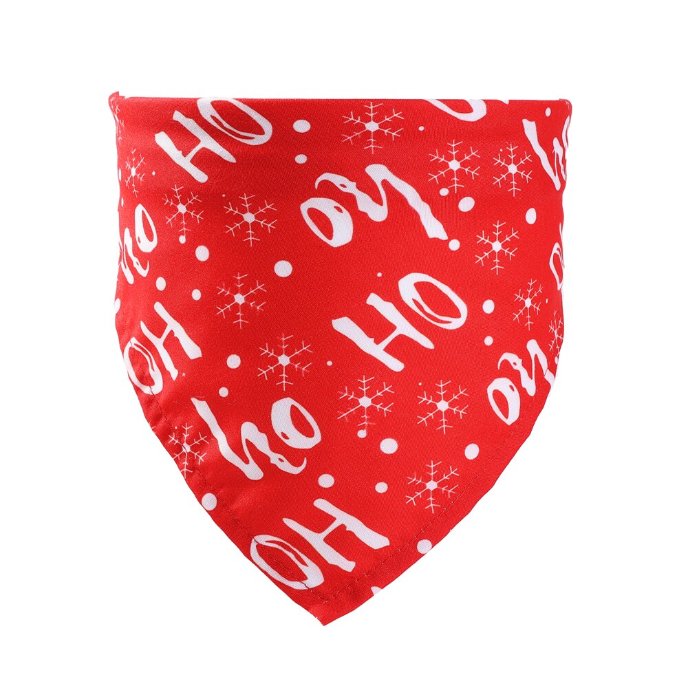 Kerst Hond Speeksel Handdoeken Halsband Kat Verstelbare Driehoek Bib Sjaal Kraag Met Patroon Puppy Accessoires: 2