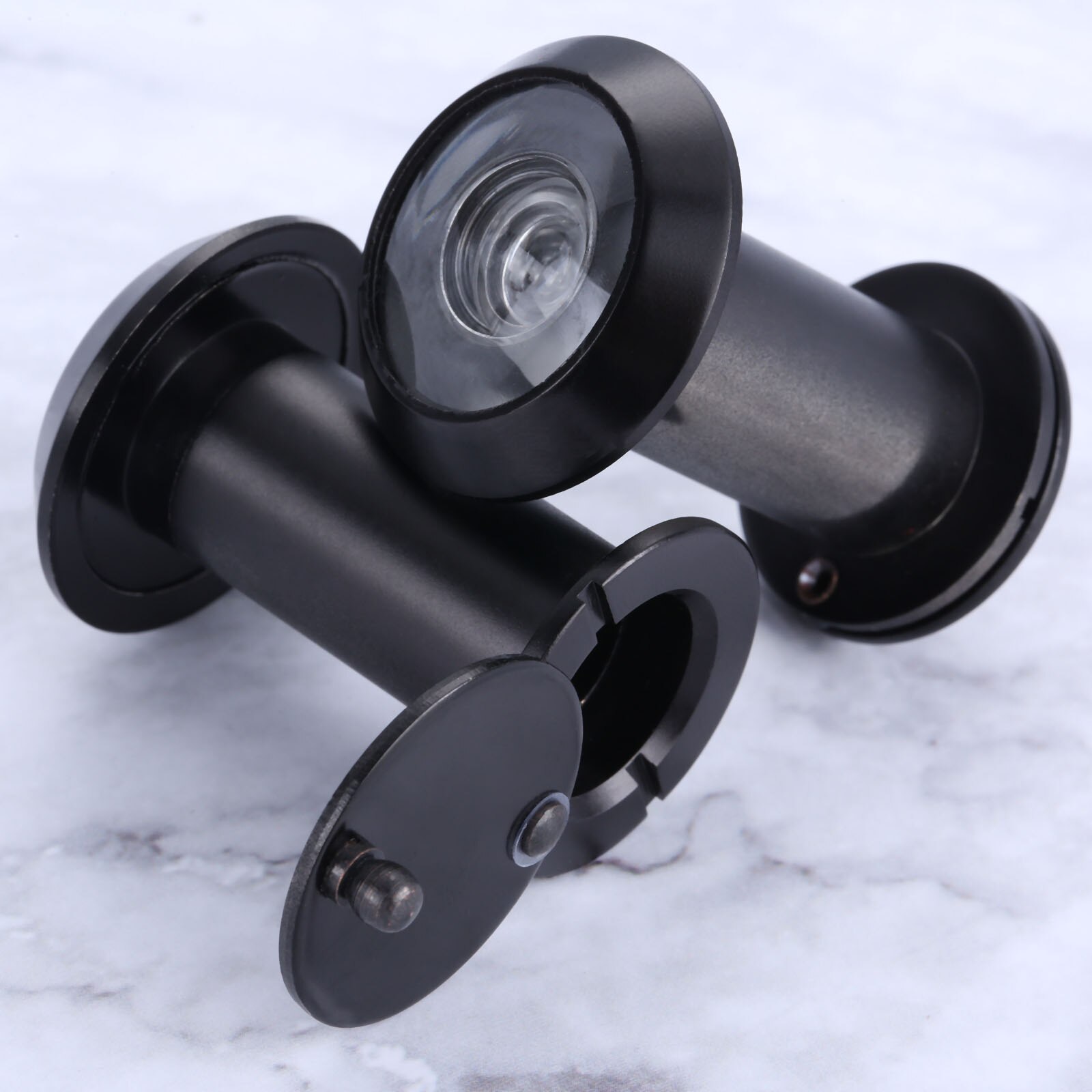 Door Viewers 200 Degree Wide Angle Viewer Adjustable Home Security Door Peephole House Anti-Theft Pure copper