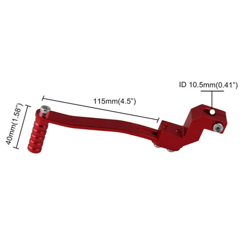 For Motorcycle Dirt Bike Gear Shift Lever Red 1pc Gear Shift Lever CNC Universal