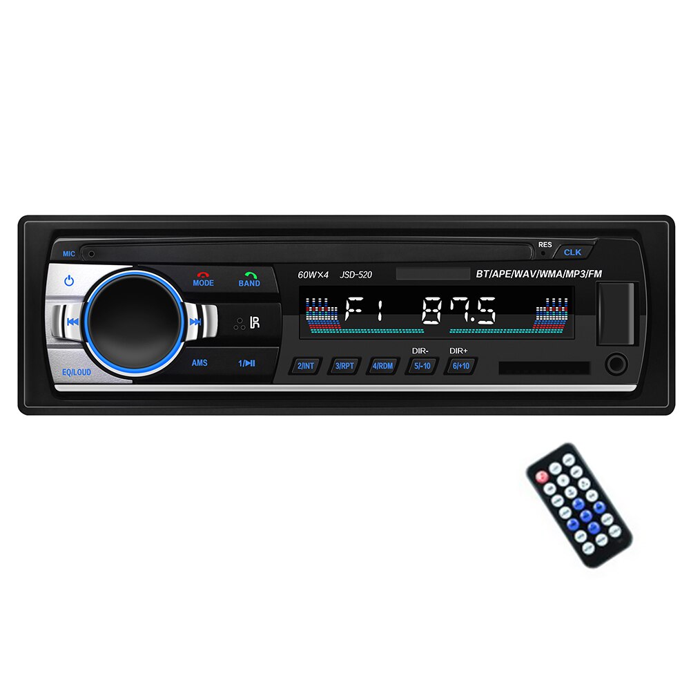 Auto MP3 Speler Bluetooth U Disk Radio Speler Handsfree Bellen Auto MP3 Speler Met Afstandsbediening Auto Radio stereo Speler