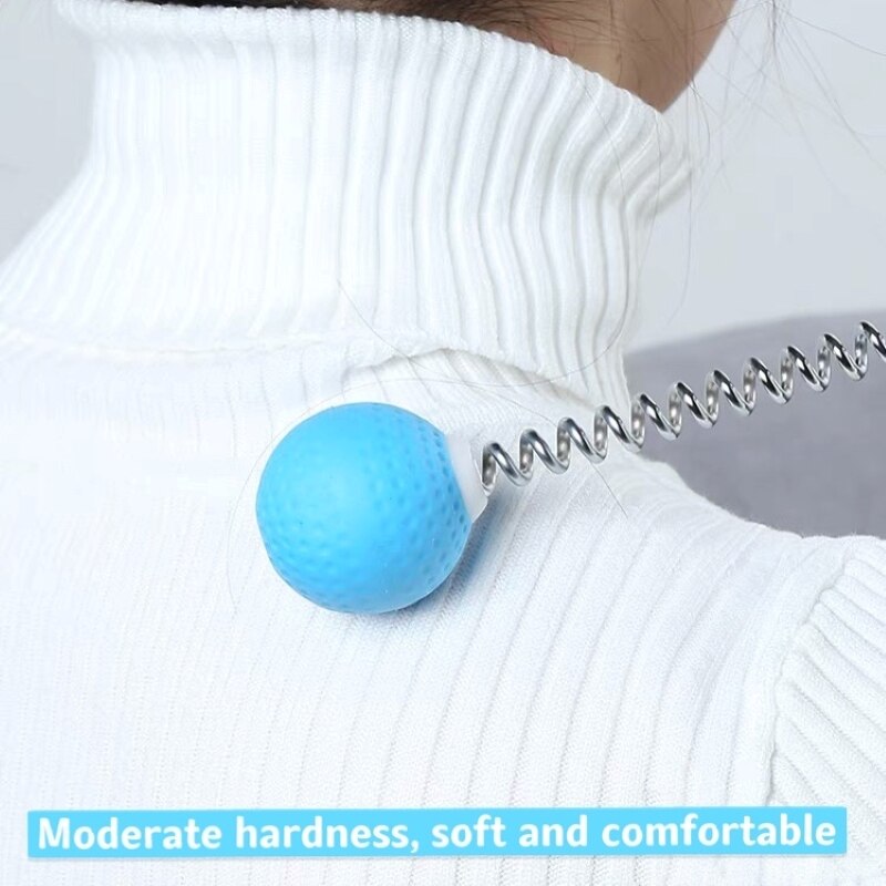 Meridian Hammer zurück Massage Handheld Multifunktions Massage Hammer Golf Massage Hammer Holzgriff Massage Ball Massagegerät