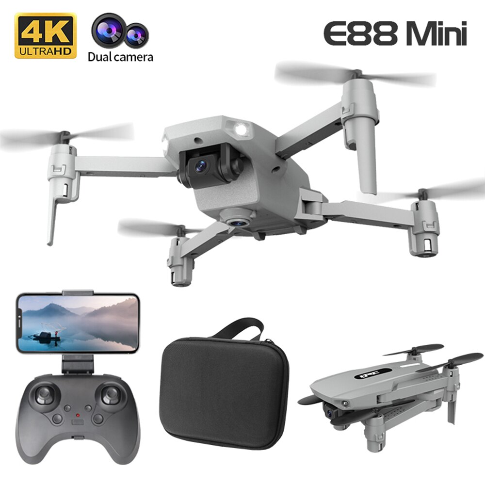 idg E88 Mini 4K HD The Dual Camera 360-Degree Roll Stable Hovering Electronic Anti-Shake Foldable Portable Drone Toys