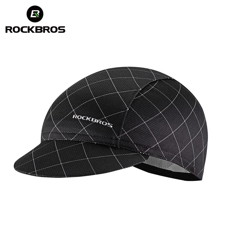 Rockbros fietspet heren fietshelm voering pet ademend katoen elastische sportkleding zweetband ruiterpet hoofddeksel fietspet: Mz10011