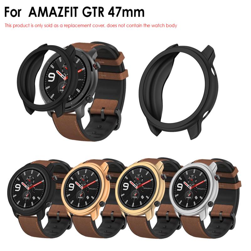 Tpu Zachte Beschermhoes Voor Huami Amazfit Gtr Case 47Mm Screen Protector Cover Shell Smart Horloge Accessoires