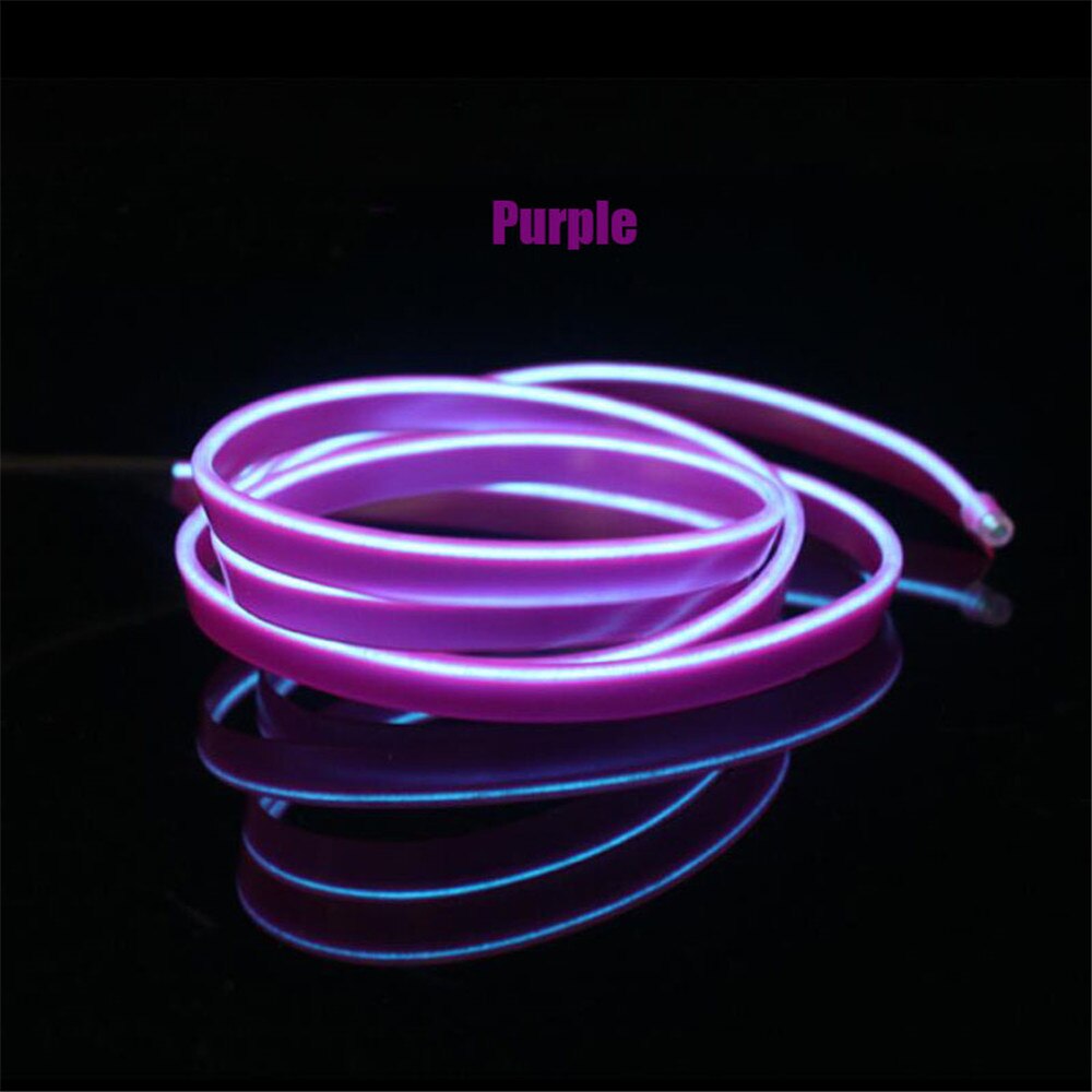 3m auto motorfiets 12V LED koud licht neon lijn decoratieve strip voor Honda Crosstour CR-Z S C EV -Ster AC-X HSV-010: Ijsblauw